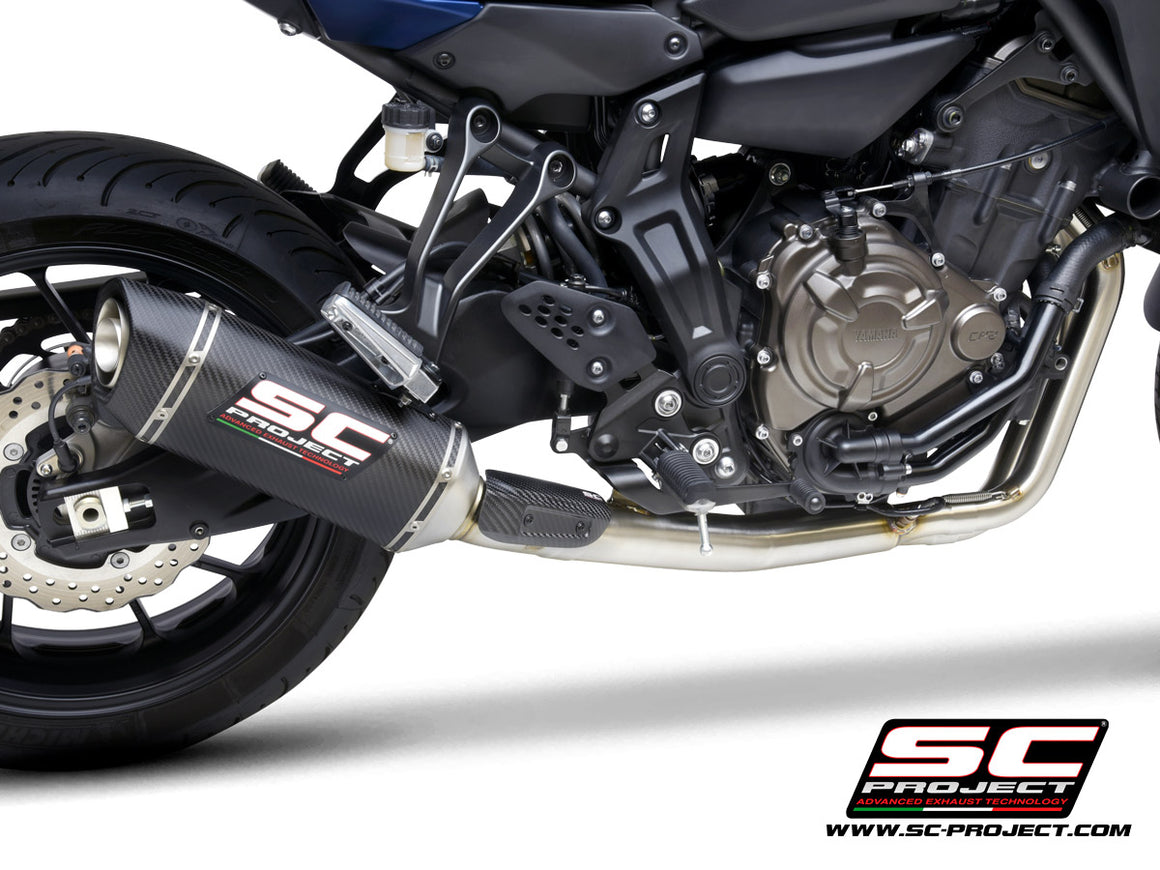 Picture of 2-1 Stainless steel full exhaust system, with SC1-S carbon fibre exhaust