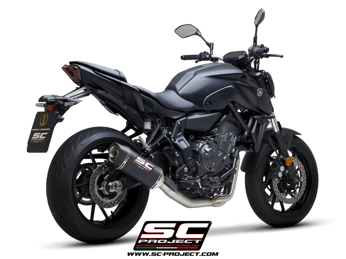 Picture of 2-1 Stainless steel full exhaust system, with SC1-S carbon fibre exhaust