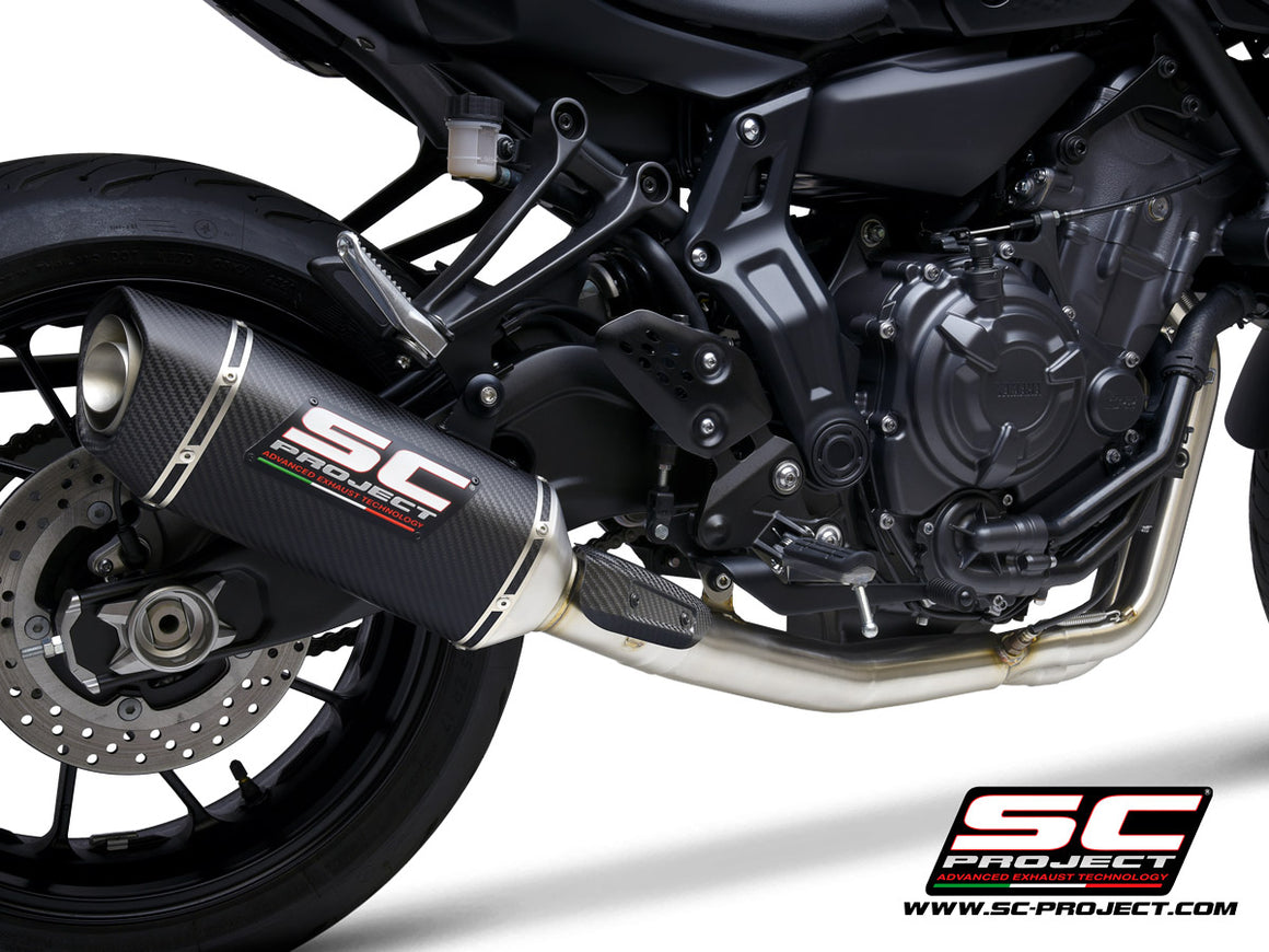 Picture of 2-1 Stainless steel full exhaust system, with SC1-S carbon fibre exhaust
