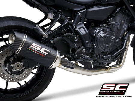 Picture of 2-1 Stainless steel full exhaust system, with SC1-S carbon fibre exhaust