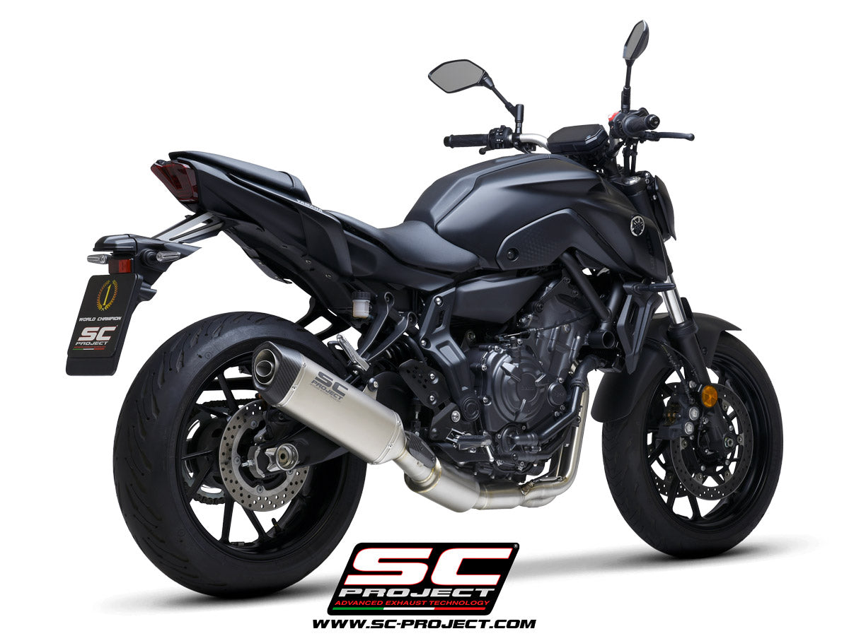Picture of 2-1 Stainless steel full exhaust system, with SC1-S titanium exhaust
