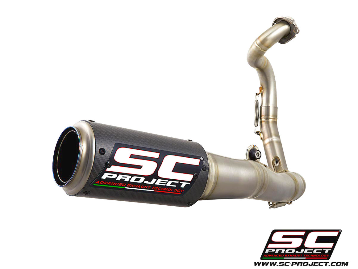 Picture of 1-1 Titanium full exhaust system, with CR-T carbon fibre exhaust