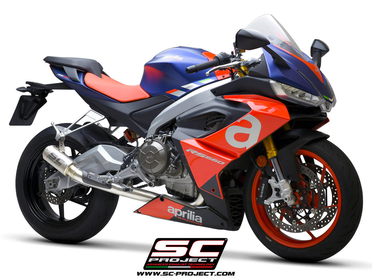 Picture of 2-1 Stainless steel full exhaust system, with CR-T titanium exhaust with stoneguard grid