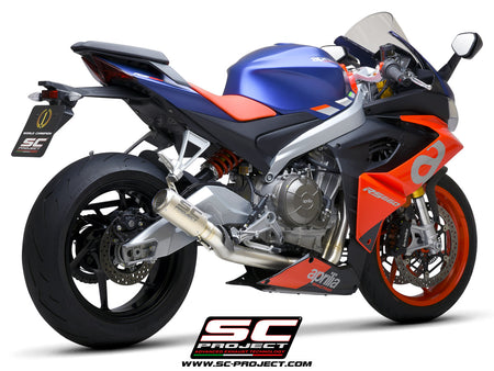 Picture of 2-1 Stainless steel full exhaust system, with CR-T titanium exhaust with stoneguard grid