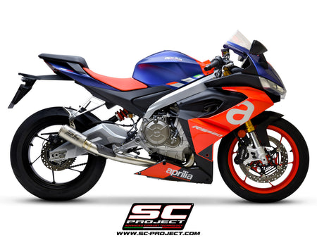 Picture of 2-1 Stainless steel full exhaust system, with CR-T titanium exhaust with stoneguard grid