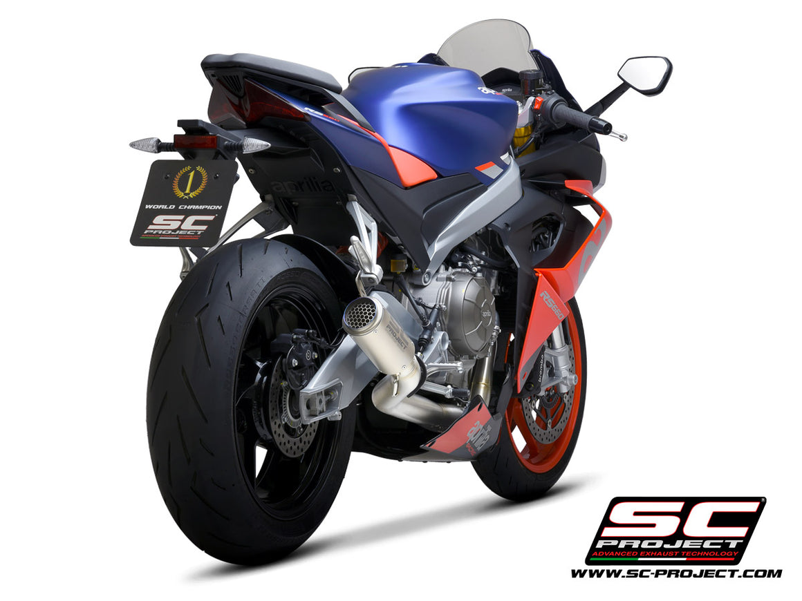 Picture of 2-1 Stainless steel full exhaust system, with CR-T titanium exhaust with stoneguard grid