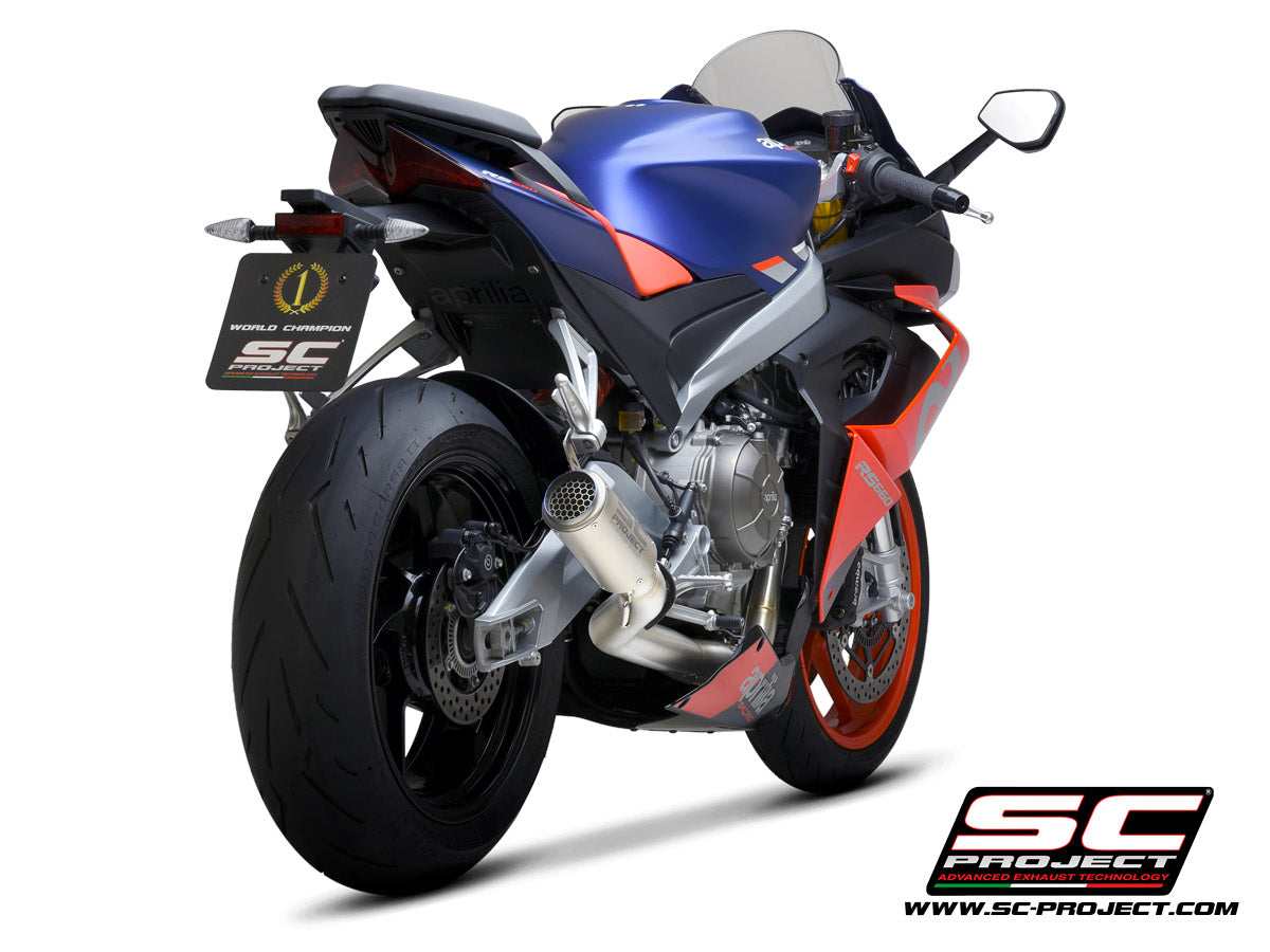 Picture of 2-1 Stainless steel full exhaust system, with CR-T titanium exhaust with stoneguard grid