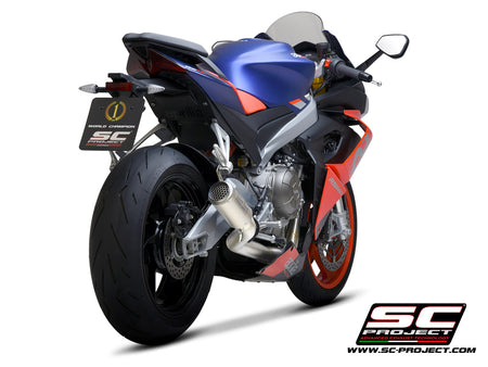 Picture of 2-1 Stainless steel full exhaust system, with CR-T titanium exhaust with stoneguard grid