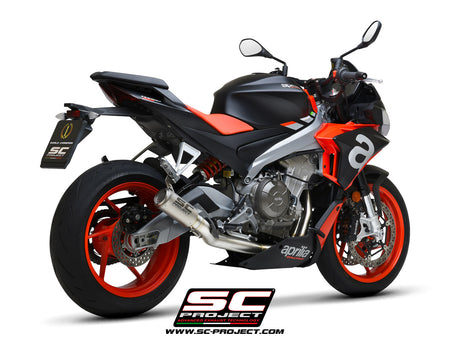 Picture of 2-1 Stainless steel full exhaust system, with CR-T titanium exhaust with stoneguard grid