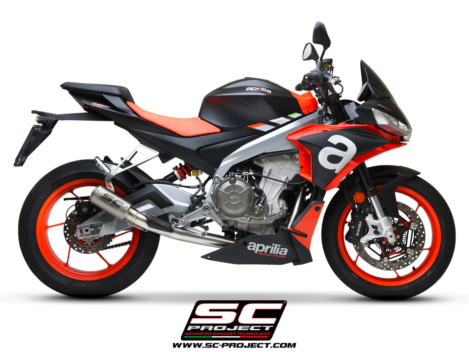 Picture of 2-1 Stainless steel full exhaust system, with CR-T titanium exhaust with stoneguard grid