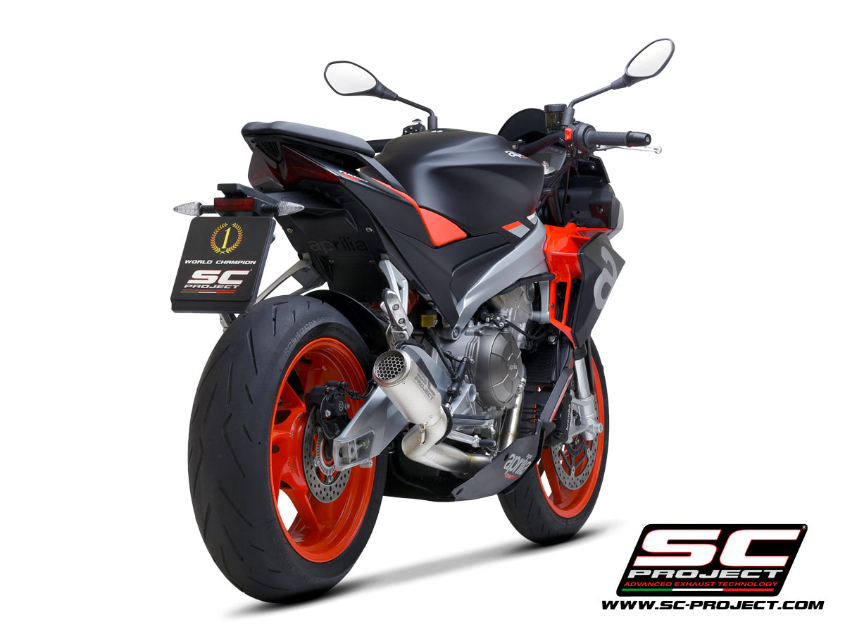 Picture of 2-1 Stainless steel full exhaust system, with CR-T titanium exhaust with stoneguard grid