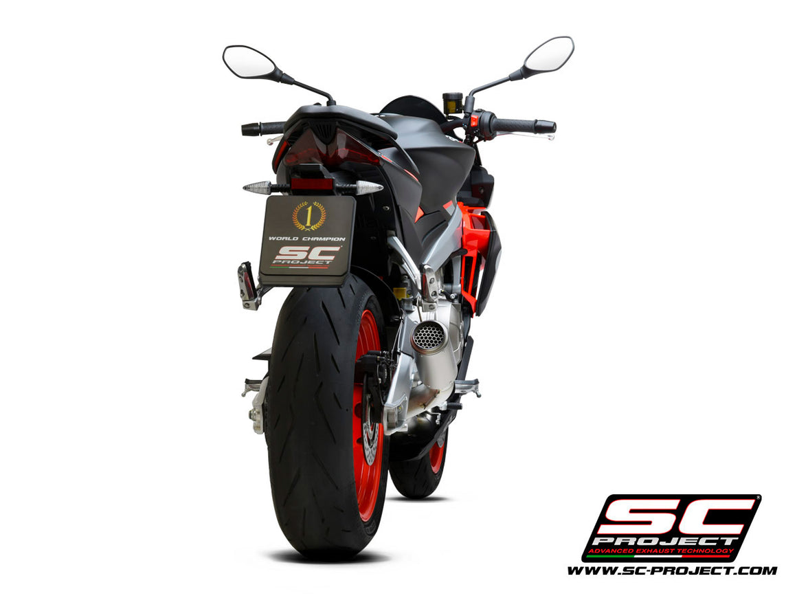 Picture of 2-1 Stainless steel full exhaust system, with CR-T titanium exhaust with stoneguard grid