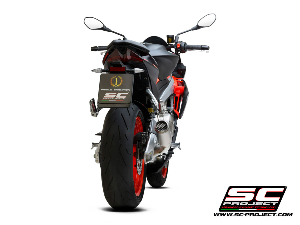 Picture of 2-1 Stainless steel full exhaust system, with CR-T titanium exhaust with stoneguard grid