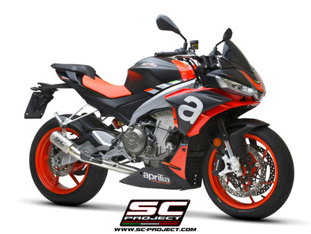 Picture of 2-1 Stainless steel full exhaust system, with CR-T titanium exhaust with stoneguard grid