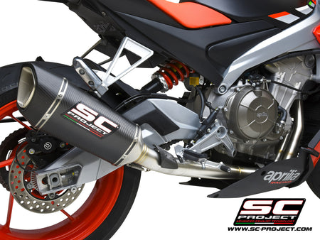 Picture of 2-1 Stainless steel full exhaust system, with SC1-R carbon fibre exhaust