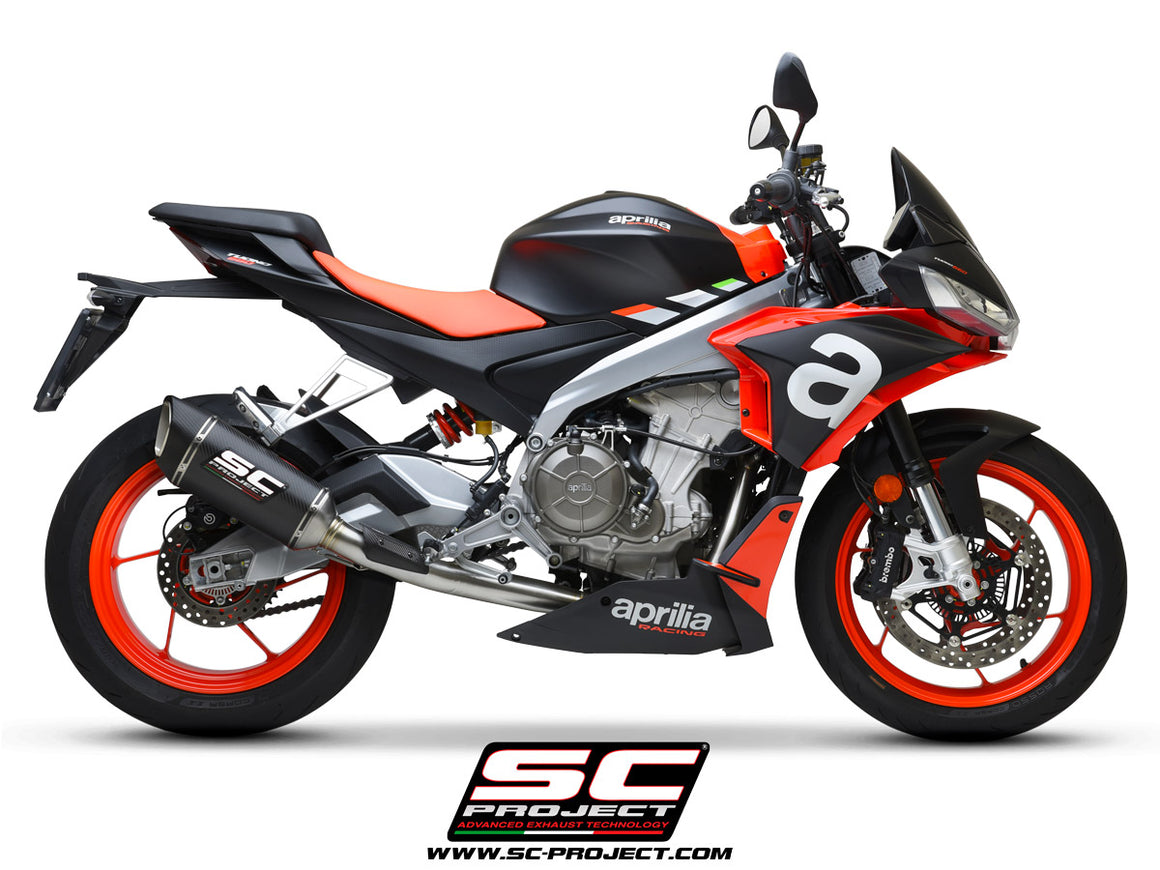Picture of 2-1 Stainless steel full exhaust system, with SC1-R carbon fibre exhaust