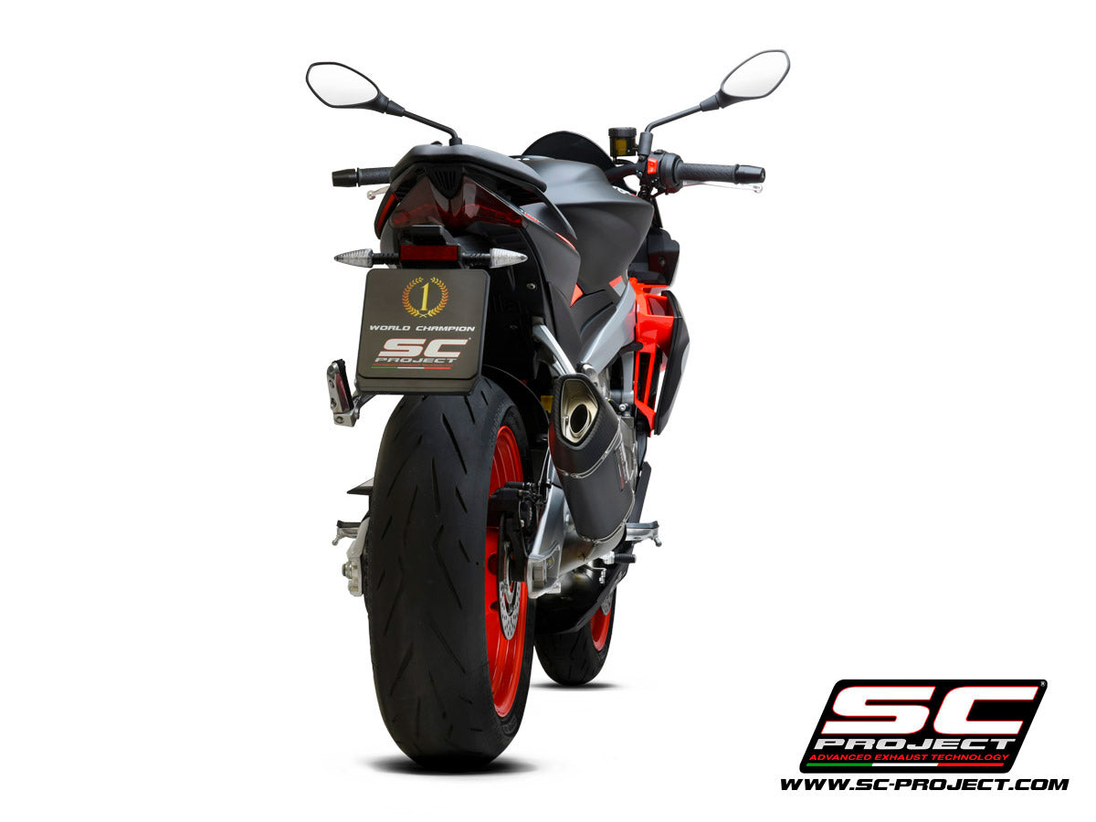 Picture of 2-1 Stainless steel full exhaust system, with SC1-R carbon fibre exhaust