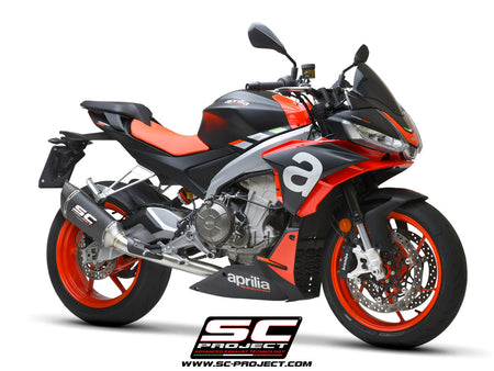 Picture of 2-1 Stainless steel full exhaust system, with SC1-R carbon fibre exhaust