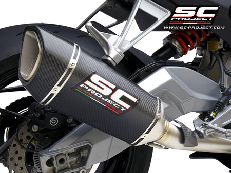 Picture of 2-1 Stainless steel full exhaust system, with SC1-R carbon fibre exhaust