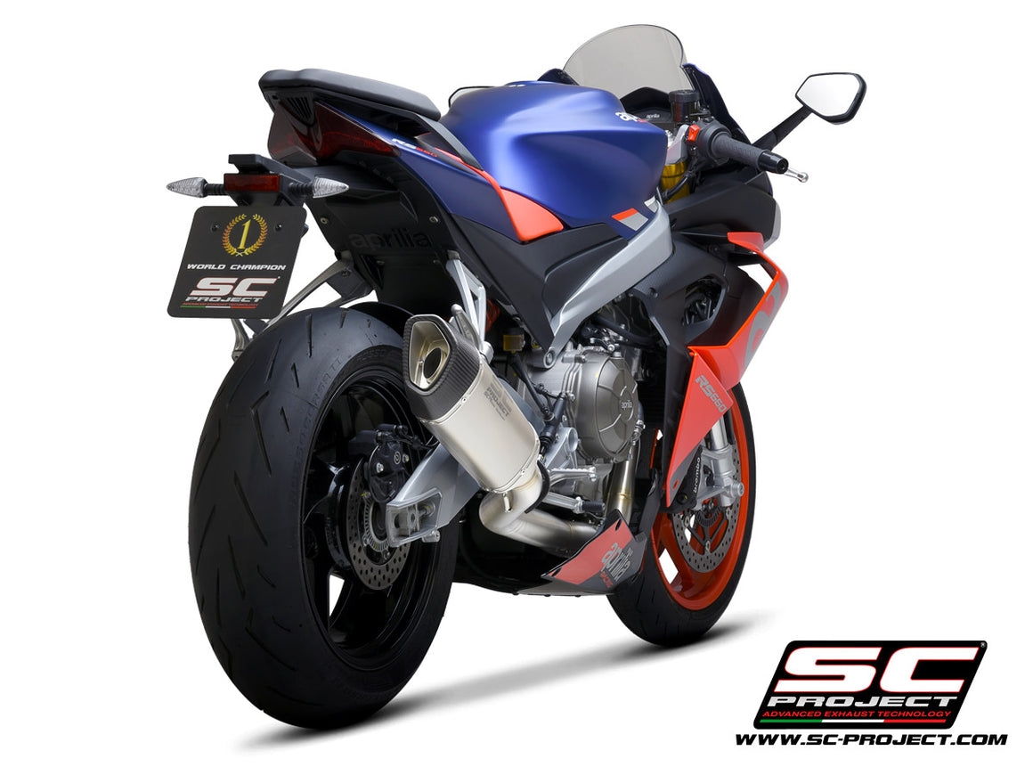 Picture of 2-1 Stainless steel full exhaust system, with SC1-R titanium exhaust