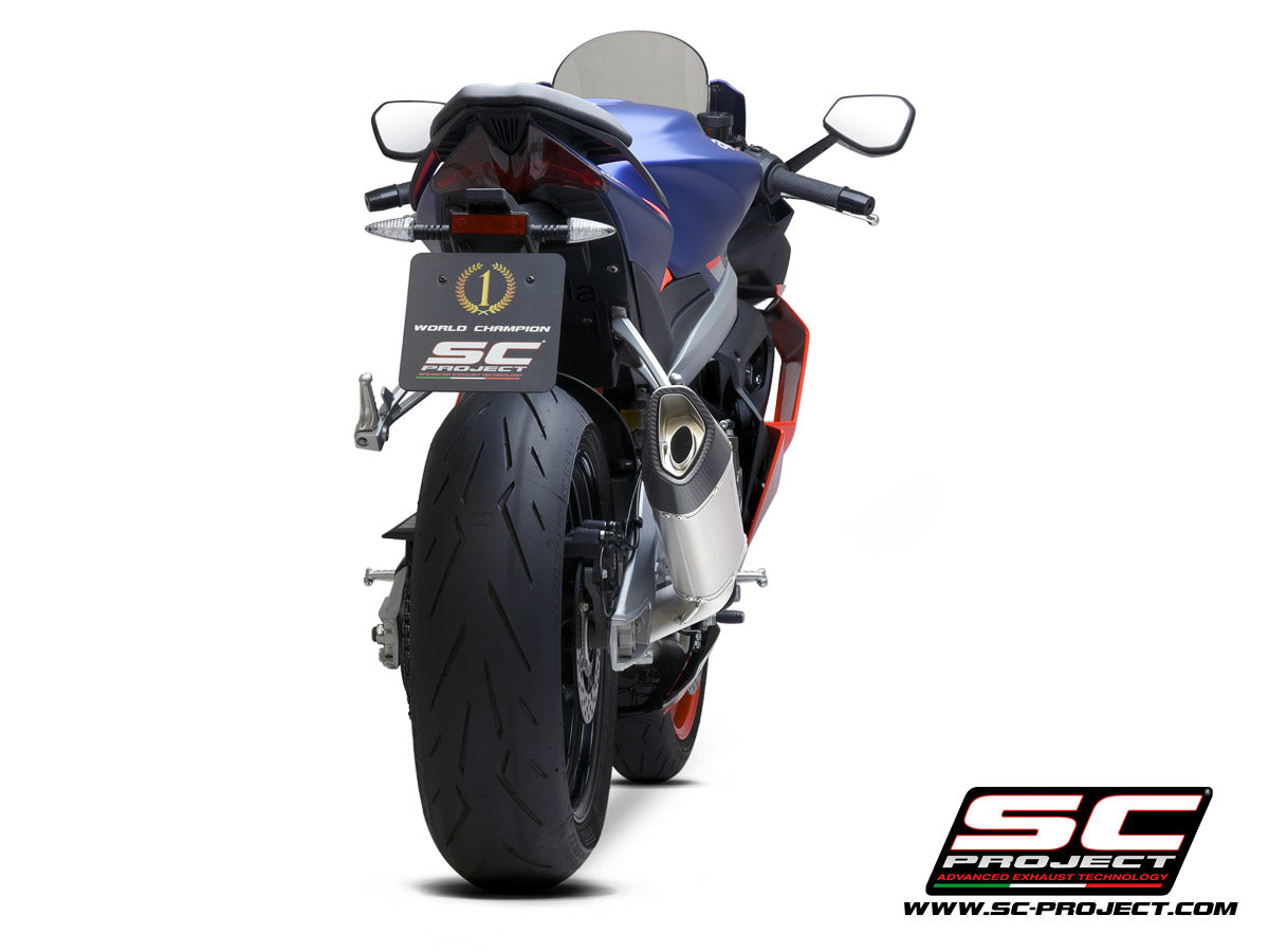 Picture of 2-1 Stainless steel full exhaust system, with SC1-R titanium exhaust