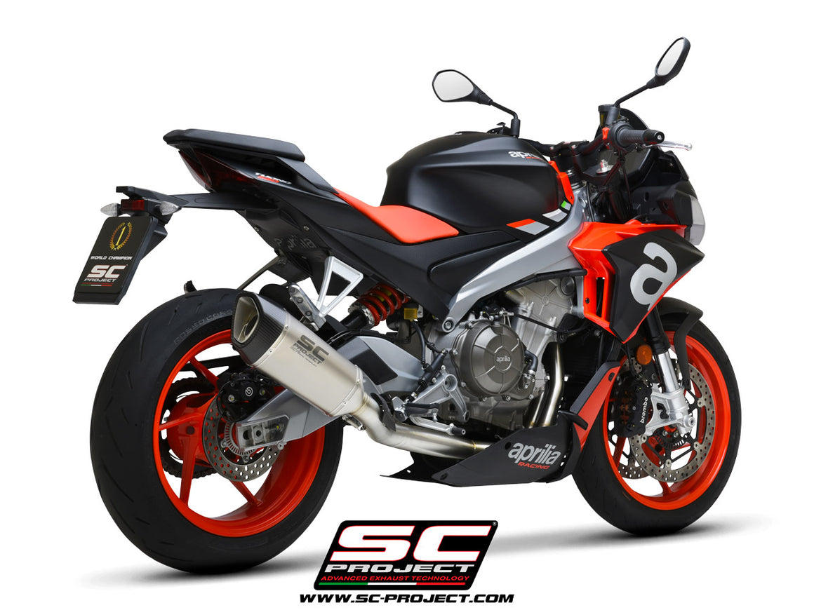 Picture of 2-1 Stainless steel full exhaust system, with SC1-R titanium exhaust