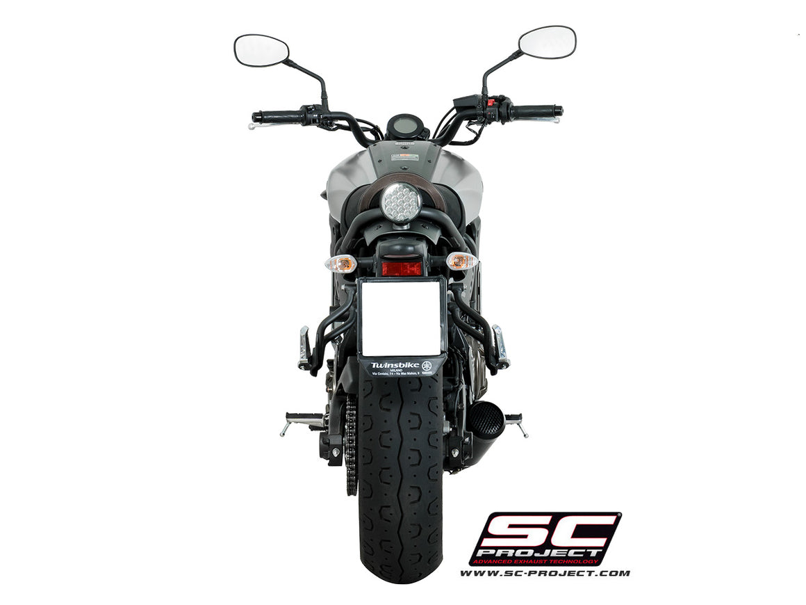 Picture of 2-1 Stainless steel full exhaust system, with Conico 70s stainless steel exhaust, matt black
