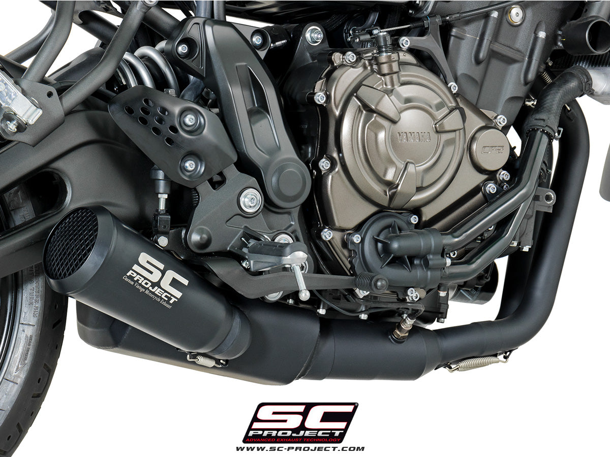 Picture of 2-1 Stainless steel full exhaust system, with Conico 70s stainless steel exhaust, matt black