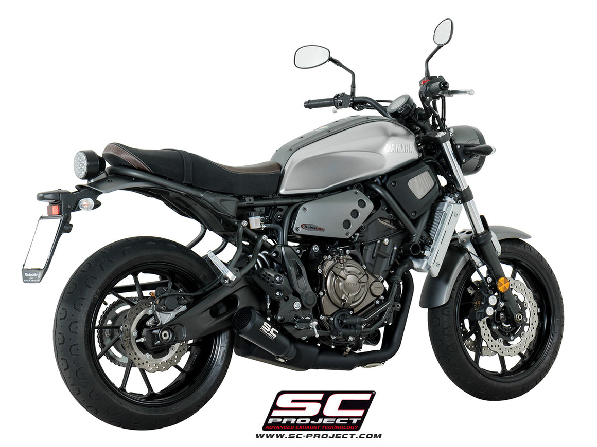 Picture of 2-1 Stainless steel full exhaust system, with Conico 70s stainless steel exhaust, matt black
