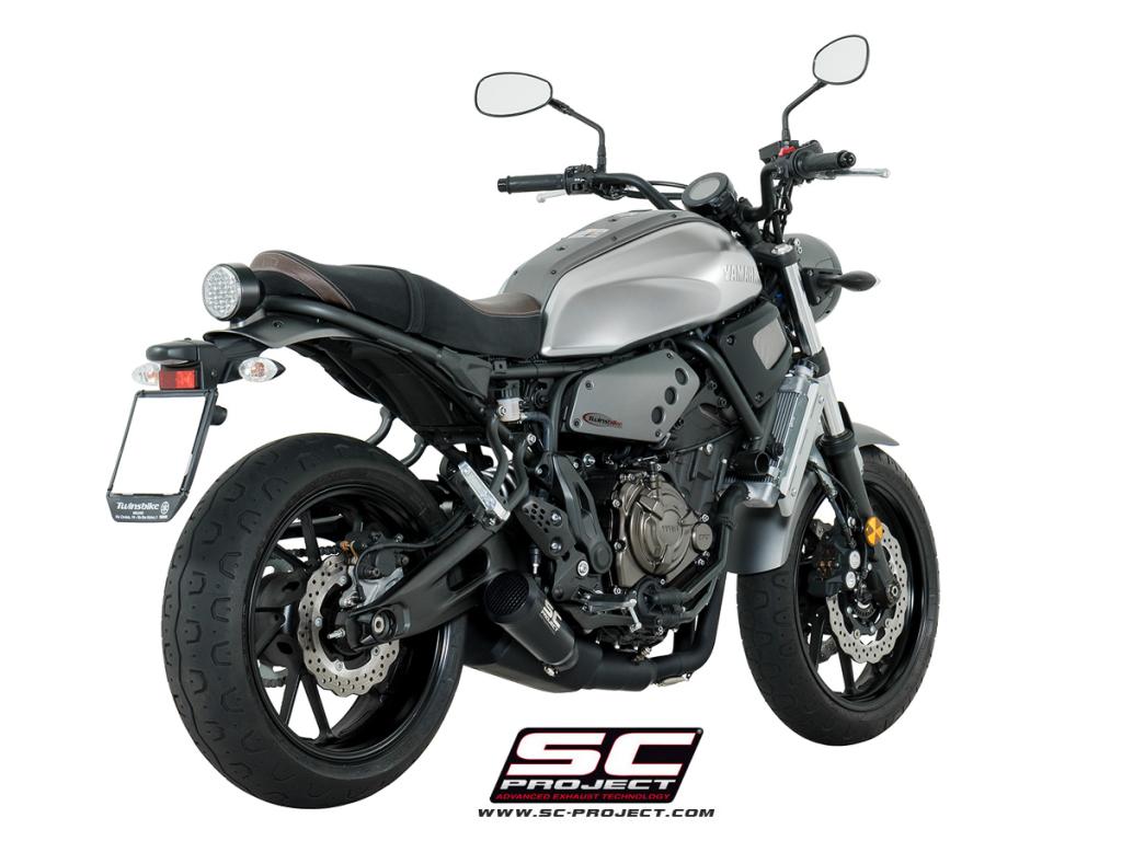 Picture of 2-1 Stainless steel full exhaust system, with Conico 70s stainless steel exhaust, matt black