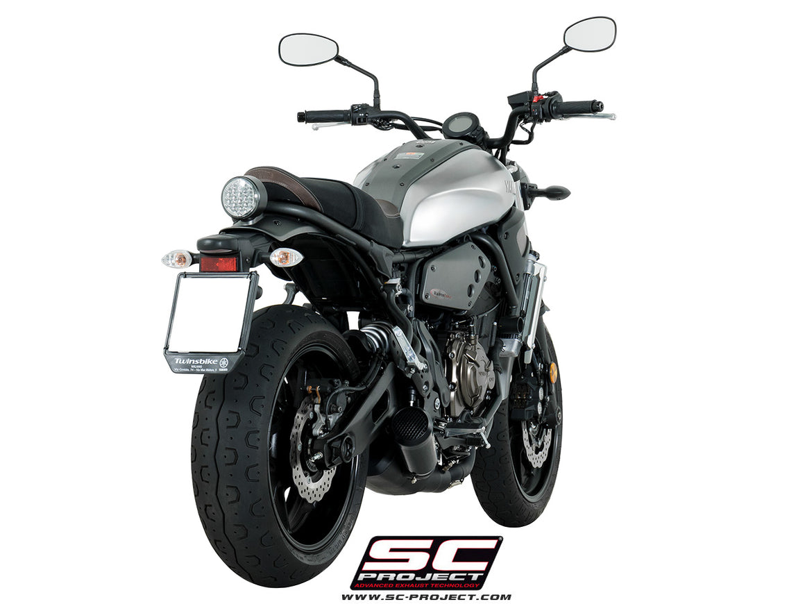 Picture of 2-1 Stainless steel full exhaust system, with Conico 70s stainless steel exhaust, matt black