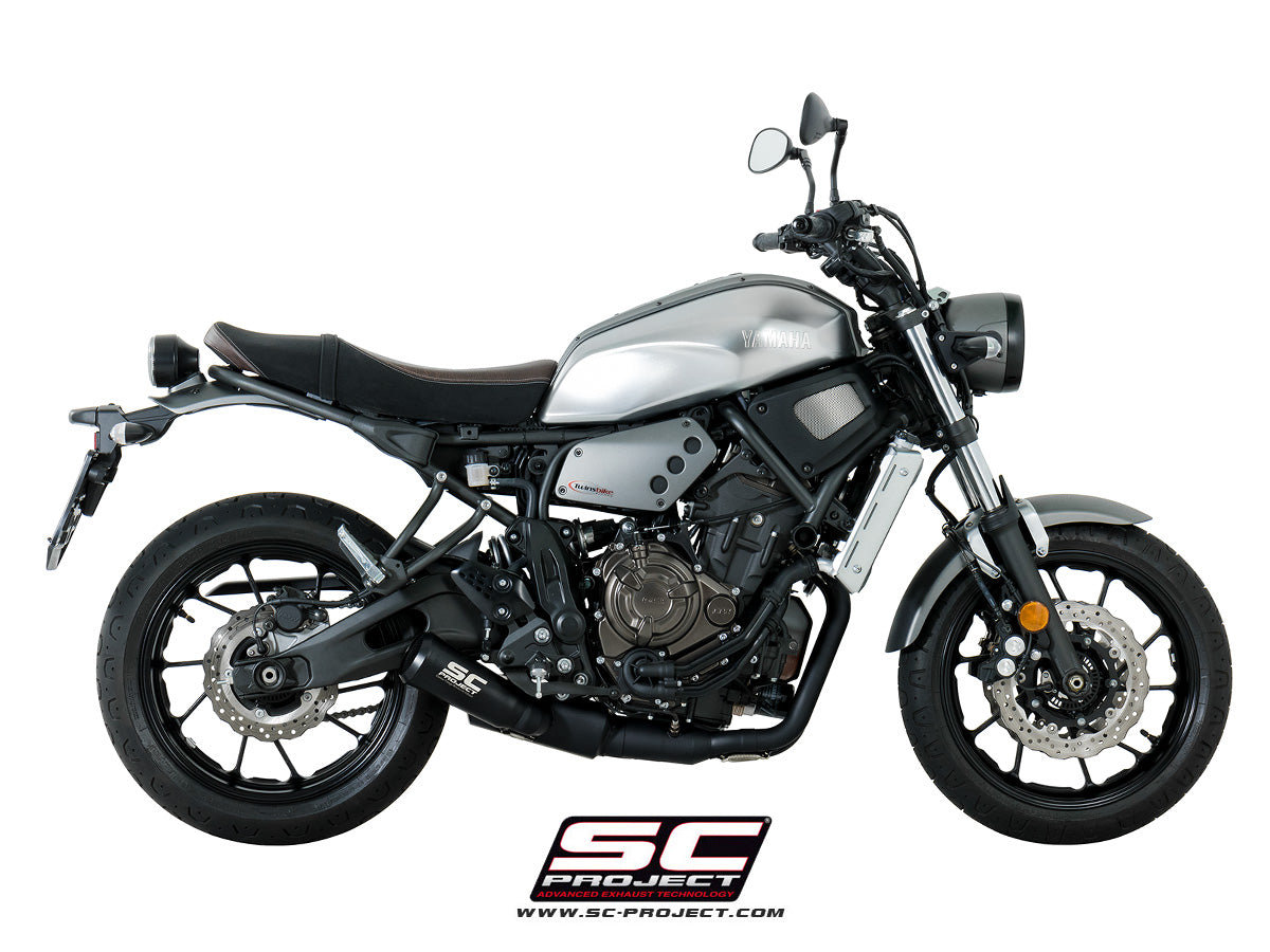 Picture of 2-1 Stainless steel full exhaust system, with Conico 70s stainless steel exhaust, matt black