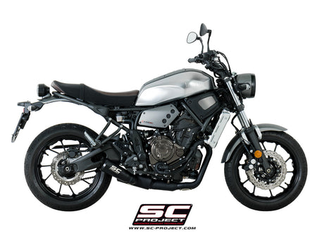Picture of 2-1 Stainless steel full exhaust system, with Conico 70s stainless steel exhaust, matt black