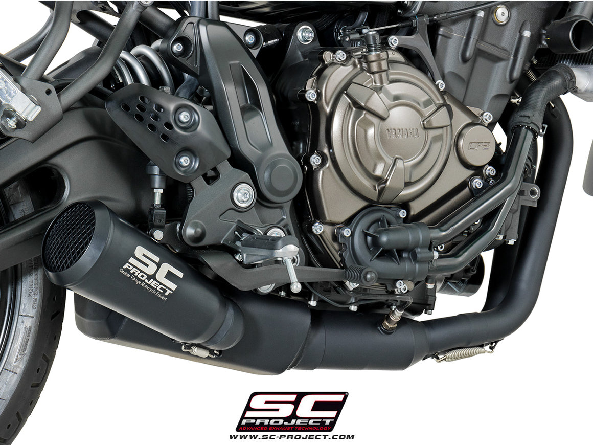 Picture of 2-1 Stainless steel full exhaust system, with Conico 70s stainless steel exhaust, matt black