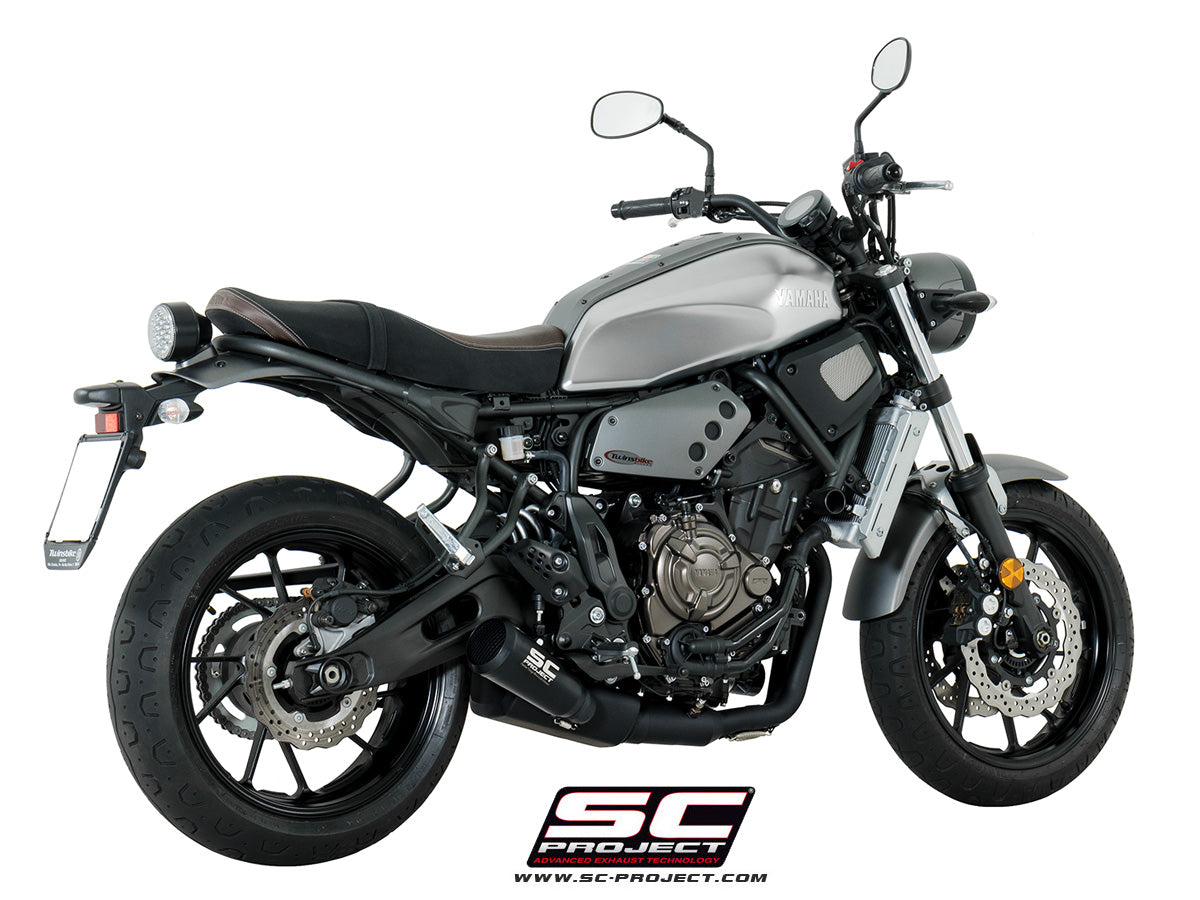 Picture of 2-1 Stainless steel full exhaust system, with Conico 70s stainless steel exhaust, matt black