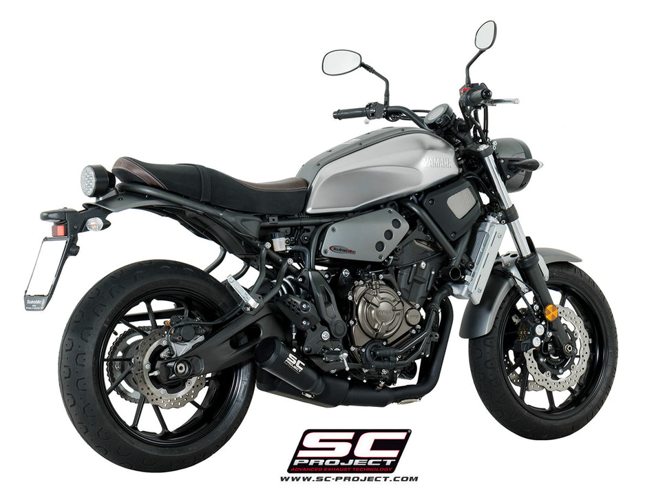 Picture of 2-1 Stainless steel full exhaust system, with Conico 70s stainless steel exhaust, matt black