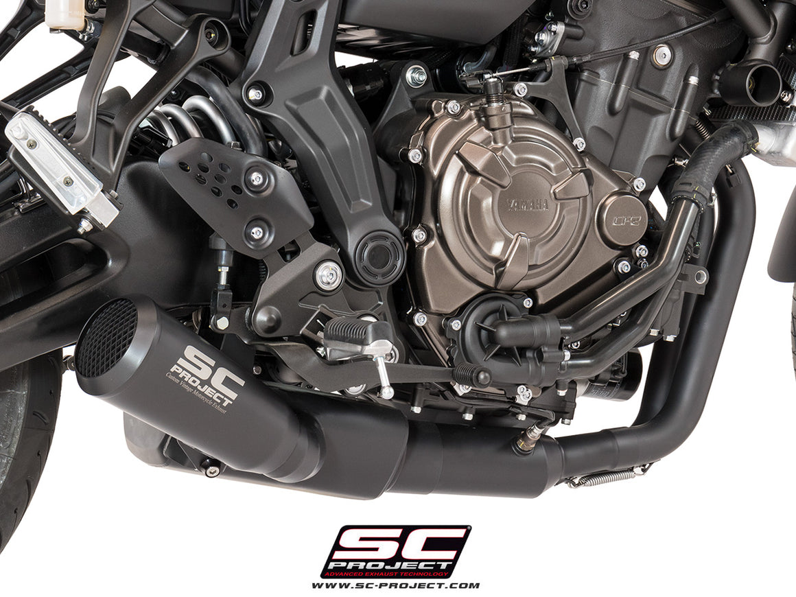 Picture of 2-1 Stainless steel full exhaust system, with Conico 70s stainless steel exhaust, matt black