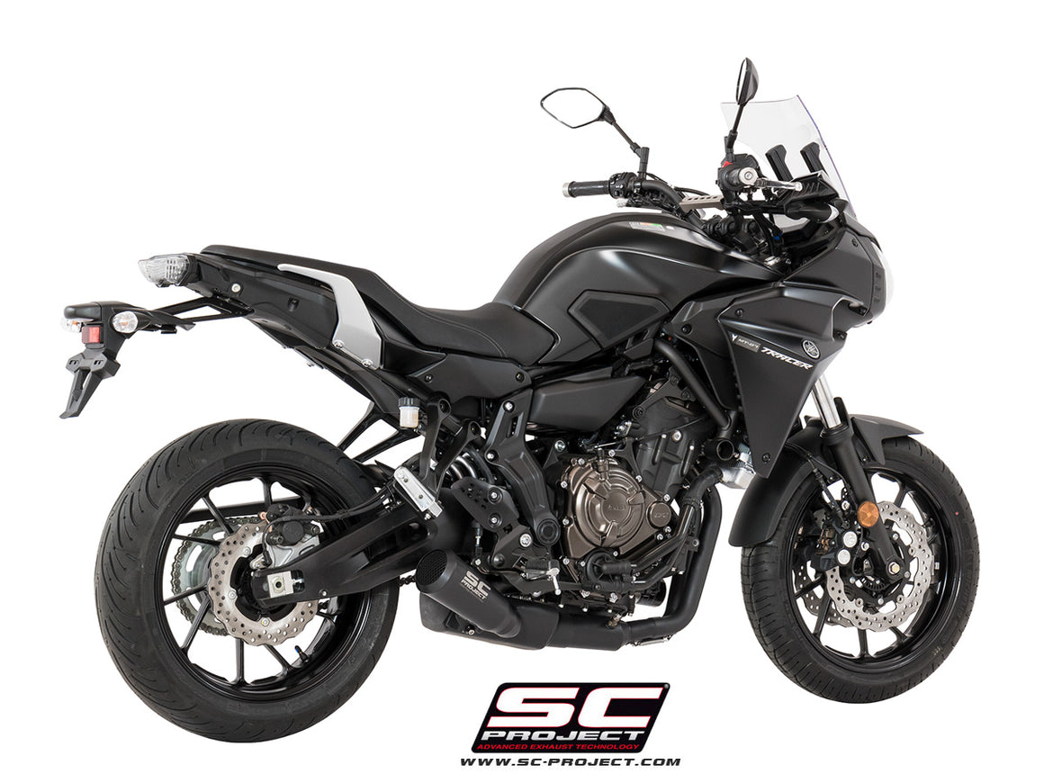 Picture of 2-1 Stainless steel full exhaust system, with Conico 70s stainless steel exhaust, matt black