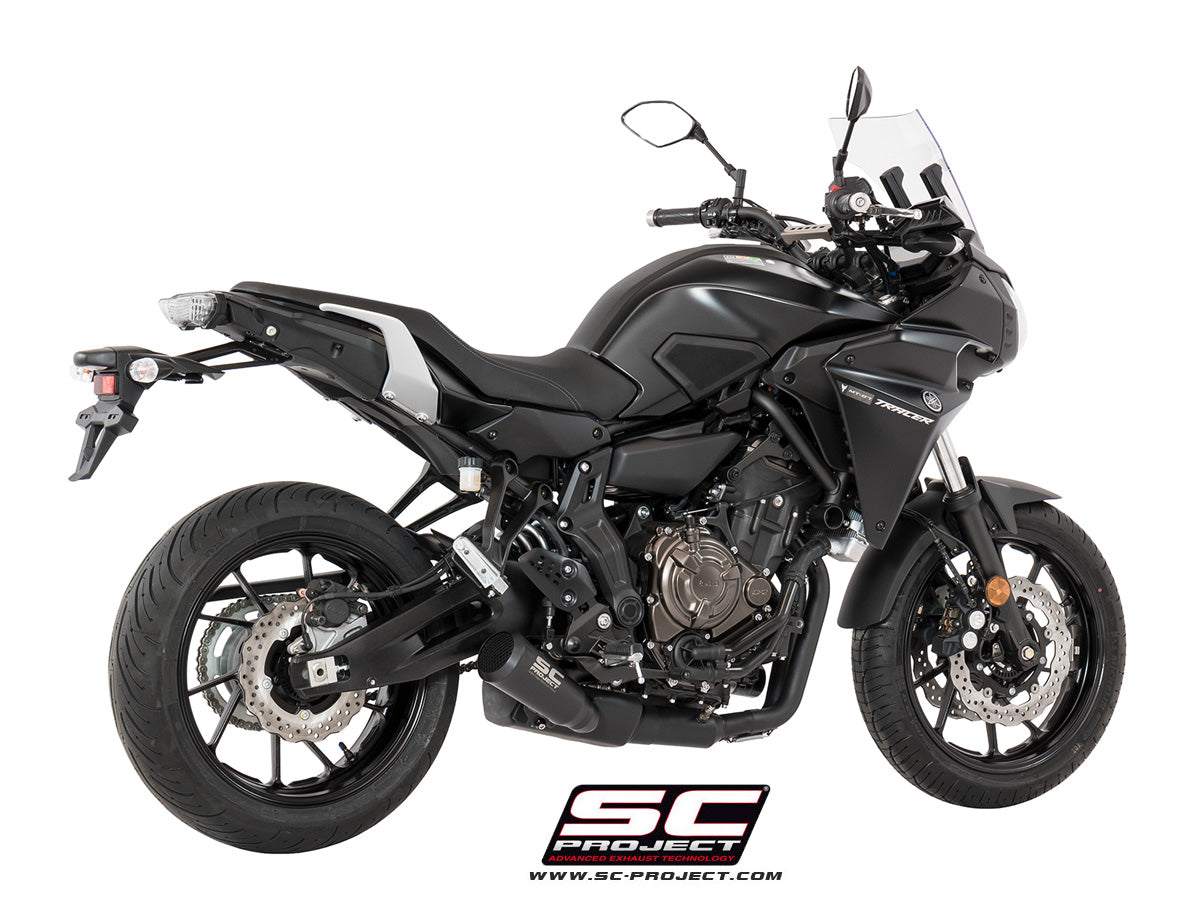 Picture of 2-1 Stainless steel full exhaust system, with Conico 70s stainless steel exhaust, matt black