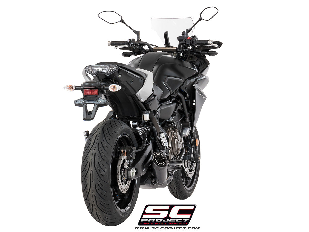 Picture of 2-1 Stainless steel full exhaust system, with S1 titanium exhaust, matt black