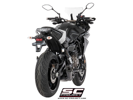 Picture of 2-1 Stainless steel full exhaust system, with S1 titanium exhaust, matt black