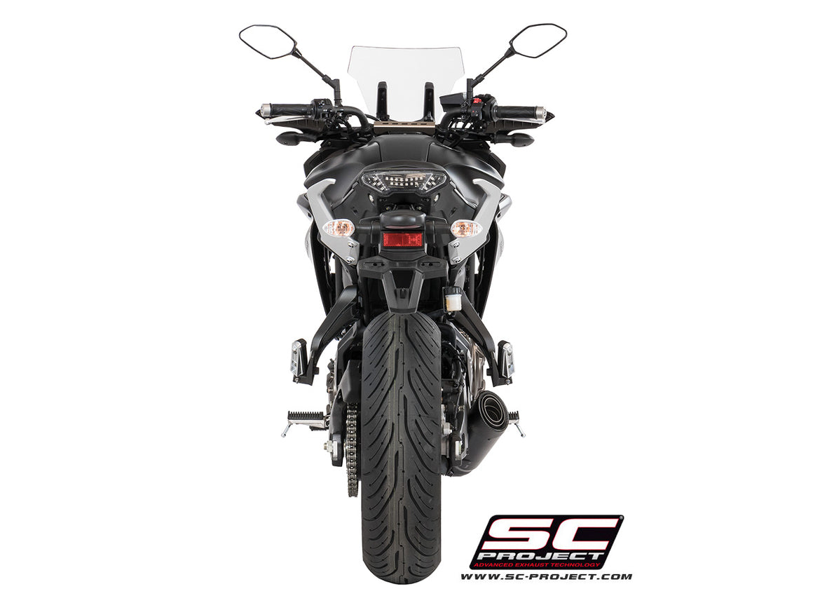 Picture of 2-1 Stainless steel full exhaust system, with S1 titanium exhaust, matt black