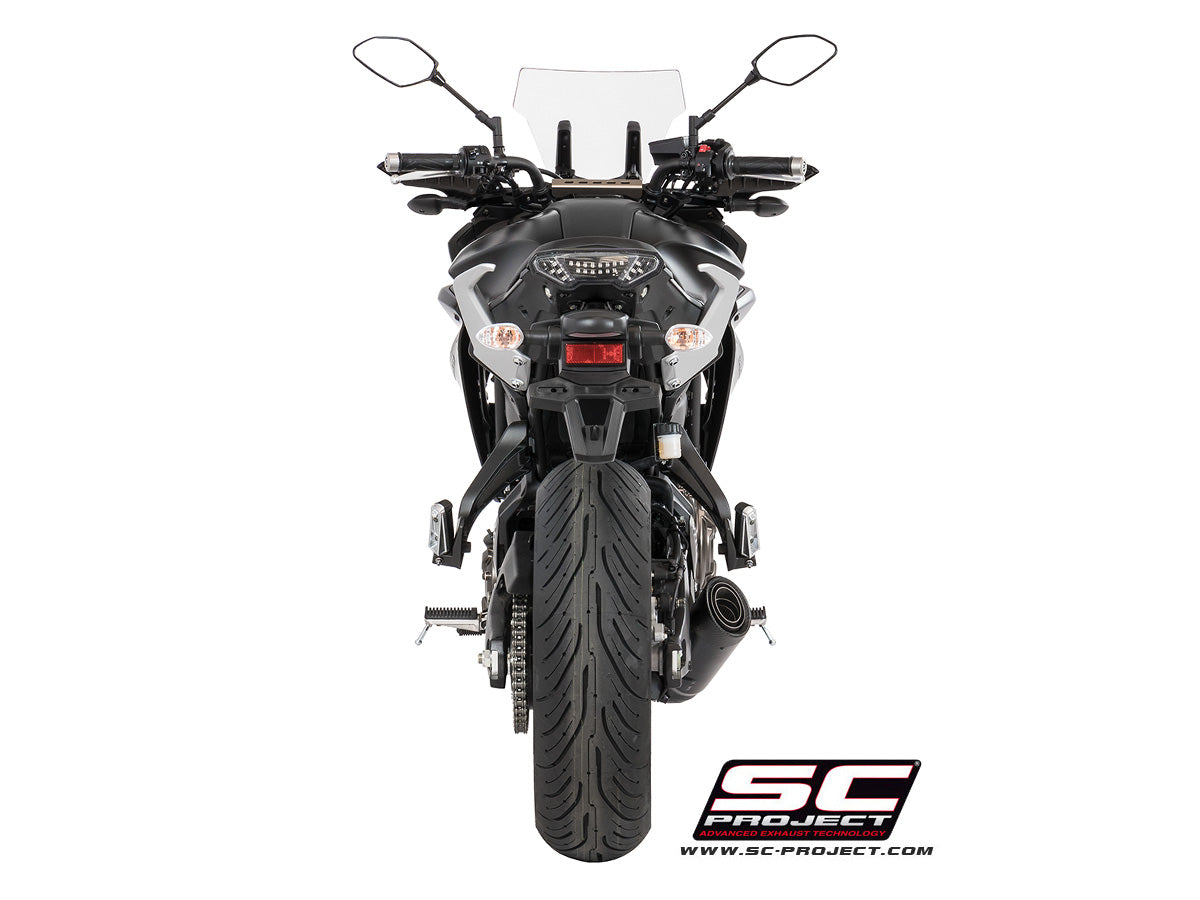 Picture of 2-1 Stainless steel full exhaust system, with S1 titanium exhaust, matt black