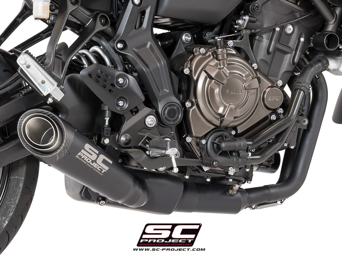Picture of 2-1 Stainless steel full exhaust system, with S1 titanium exhaust, matt black