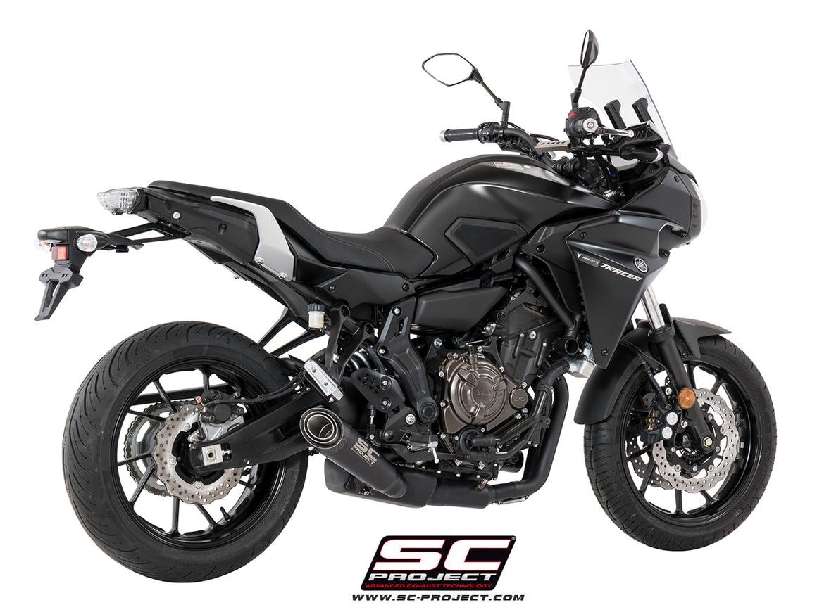 Picture of 2-1 Stainless steel full exhaust system, with S1 titanium exhaust, matt black