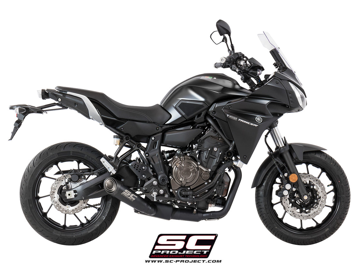 Picture of 2-1 Stainless steel full exhaust system, with S1 titanium exhaust, matt black