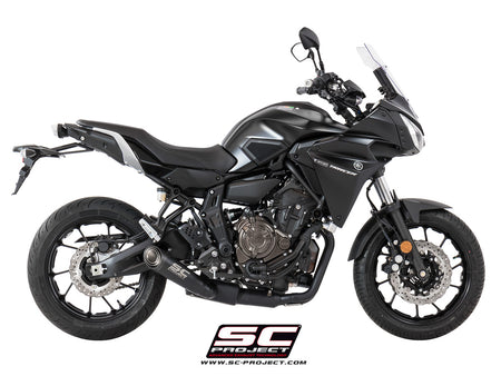 Picture of 2-1 Stainless steel full exhaust system, with S1 titanium exhaust, matt black
