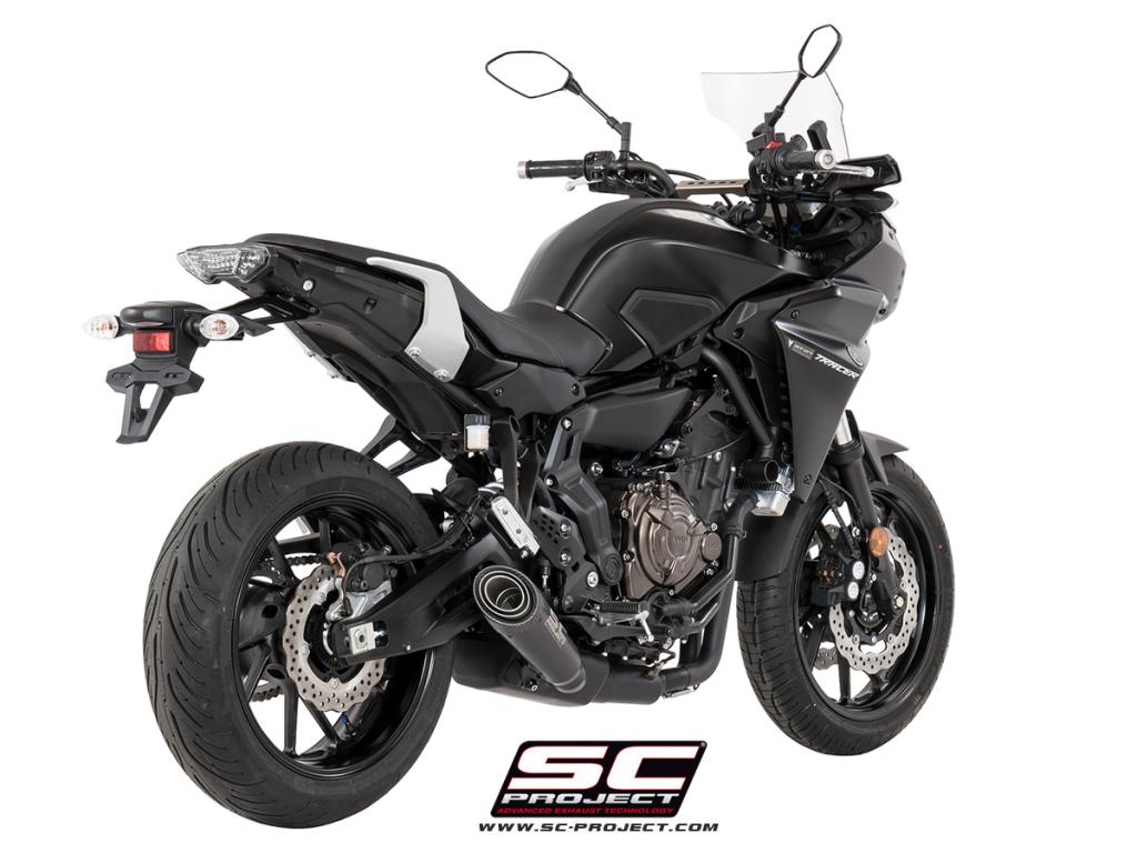 Picture of 2-1 Stainless steel full exhaust system, with S1 titanium exhaust, matt black