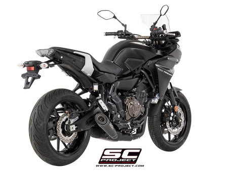 Picture of 2-1 Stainless steel full exhaust system, with S1 titanium exhaust, matt black
