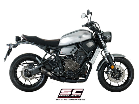 Picture of 2-1 Stainless steel full exhaust system, with S1 titanium exhaust, matt black